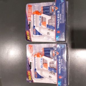 New Nerf Triad EX-3 Elite guns